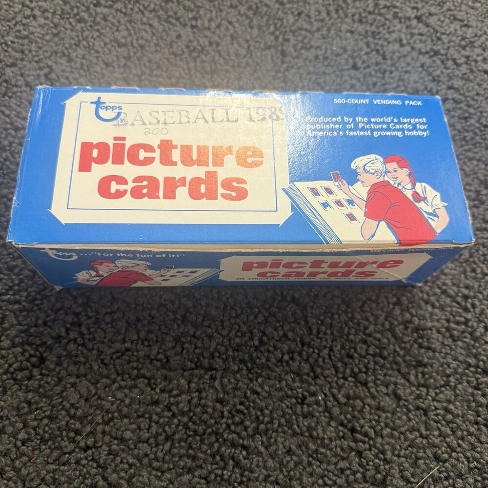 Topps 1989 Baseball Picture Cards 500-Card Vending Box MLB